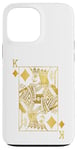 Coque pour iPhone 13 Pro Max Lucky Poker Cards Knight King of Diamonds Game Casino