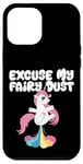 Coque pour iPhone 12 Pro Max Excuse My Fairy Dust Funny Unicorn Rainbow Peter