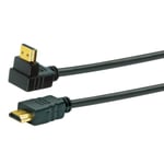 SCHWAIGER HDMI Kabel 1 3m 1x90° Schwarz