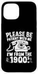 iPhone 15 funny slogan rotary phone saying 1900s Case