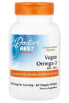 Doctor's Best - Vegan Omega-3 EPA + DHA - 60 veggie softgels