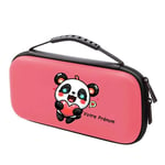 Etui Pochette Switch Lite Rose Corail Panda Lol Personnalisee