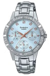 Casio Sheen WoMens Silver Watch SHE-3517D-2AUEF Stainless Steel (archived) - One Size