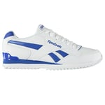 Reebok Homme Royal Glide Ripple Clip AWD Chaussures de Running compétition, Blanche (White/Vital Bleue), 34 EU