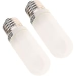 2-pack 250W 220-240V E27 (standard Edison-skruv) frostad halogenlampa