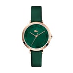 Lacoste Montre Analogique à Quartz pour femme avec Bracelet en cuir Vert - 2001138