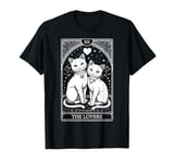 Tarot Card Mystic Cats | The Lovers Valentines Day | Couples T-Shirt