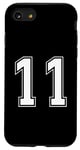 Coque pour iPhone SE (2020) / 7 / 8 Numéro 11 Équipe Junior College Sports Uniforme numéroté