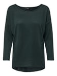 ONLY Women's Onlelcos 4/5 Solid Jrs Noos Long Sleeve Top, Green (Green Gables Detail:melange), M UK