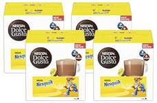 NESCAFE Dolce Gusto NESQUIK - 16 Hot Chocolate Pods - Choco Drink - Quality Cocoa (One pack) (Pack of 4)