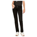 Pepe Jeans Women's Venus Straight Jeans, Black (Black), 27W / 32L