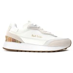 Paul Smith Mens Mainline Aston Trainers - White - Size UK 8