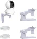 Support Caméra Mural Réglable d'angle Compatible avec Tp-Link Tapo C200/C210/C220/Tc70,Kasa Ec70/Kc410s Caméra Surveillance,Support Plafond pour Caméra Intérieure,2 Pièces(Q152)