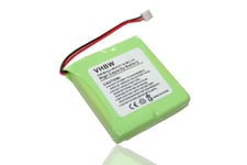 Vhbw Nimh Batterie 600mah (2.4v) Combiné Téléphonique, Téléphone Fixe Doro Th50, Th55, Th60, Th65. Remplace: 5m702bmx, Gp0827.