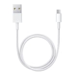 1 meter Micro USB USB-kabel för HTC One M9+ Snabbladdning och synkronisering - Dataöverföring Vit