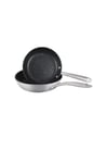 Prestige Non Stick Fry Pan Twin Pack Durable Oven and Dishwasher Safe Cookware