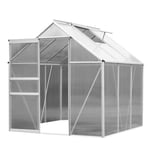 Serre de Jardin Aluminium et Polycarbonate 3,6 M²