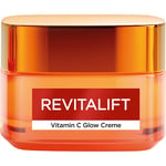 L’Oréal Paris Ansiktsvård Återfuktande hudvård RevitaLift Vitamin C Glow Creme 50 ml (4.640,00 kr / 1 l)