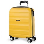 ITACA - Valise Cabine 55x40x20, Valise Cabine, Valise À roulettes, Valise Roulette, Valise Rigide, Résistant, Légère T71650, Moutarde