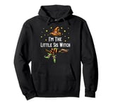 Im the Little Sis Witch Halloween Matching Group Costume Pullover Hoodie