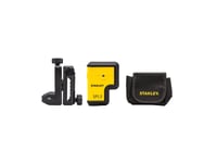 Stanley Stht77503-1, 30 M, 3 Mm/M, 4°, Horisontell / Vertikal, Punktlaser, Svart, Gul