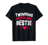 Twinning With My Bestie Matching Twin Spirit Week Kids T-Shirt