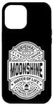 iPhone 14 Pro Max Vintage Moonshine Whiskey Jar Label Funny Moonshiner Alcohol Case