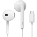 Écouteurs Intra-Auriculaires, Ecouteurs USB Type C Basse Stéréo avec Micro Écouteur pour Huawei P10 /P20 Pro / P30 Pro/Mate 10 Pro e