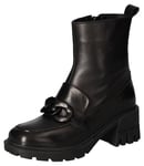 2Go Fashion Femme 8943-501 Botte mi-Mollet, Noir, 37 EU