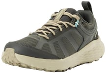 Columbia Femme Konos Xcel Waterproof Low Chaussures de Trekking et de randonnée à Taille Basse, Shark X Feuille de Sauge, 36 EU