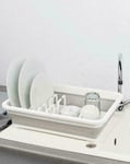 Collapsible Foldable Kitchen Dish Rack Drainer Washing Up Board Cutlery Plates