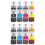 Non-OEM Ink for Epson EcoTank ET-2814 Inkjet Printer 104 refill Bottle x 8