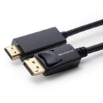 MicroConnect - DisplayPort 1.2 to HDMI Cable - Adaptateurs HDMI