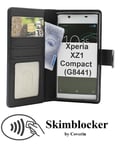 Skimblocker Plånboksfodral Sony Xperia XZ1 Compact (G8441) (Svart)