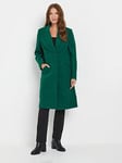 M&Co Tailored City Coat, Green, Size 16, Women