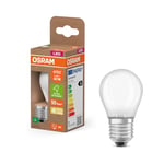 Osram LED Superstar Classic P 40 en forme de mini bouclassique en verre dépoli, 2,2 W, 470 lm,E27, lumière blanc chaud de 2700 K, EEK A, 45 mm de diamètre.