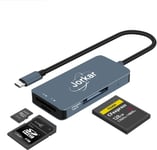 Lecteur de Cartes CFexpress Type B 3 en 1, USB C 3.2 pour CFE Type-B & SD & Micro SD TF, Compatible avec Caméra Panasonic Nikon Canon (Not pour Carte XQD)