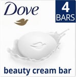 Dove Original Beauty Bar with ¼ moisturising cream soap for softer, smoother, 