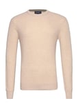 Hackett London Rib Knit Crew Beige