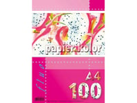 Dash-Papper A4 80G Rosa 100 Ark