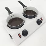 2 Tanks Chocolate Melting Machine Constant Temperature Aluminum Non Stick Ma HOT