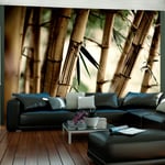 Papier peint intissé Orient Fog and bamboo forest : Taille - 200 x 154 cm