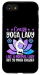 Coque pour iPhone SE (2020) / 7 / 8 Une femme de yoga folle comme une femme normale mais tellement plus folle