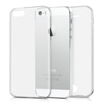 Full Body Case for Apple iPhone SE 1.Gen 2016 iPhone 5 iPhone 5S Crystal Clear