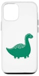 Coque pour iPhone 15 Dinosaure vert mignon