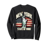 New York State of Mind Statue of Liberty Nyc New York City Sweatshirt