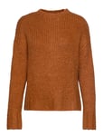 Denim Hunter Dhwillow Knit Pullover Stickad Tröja Brun [Color: CINNAMON STICK ][Sex: Women ][Sizes: XS,S,M,L,XL ]