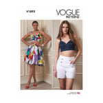 Vogue 1893 - Topp, Shorts & Skjørt A5 (6-8-10-12-14)