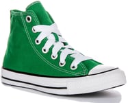 Converse A11525C Chuck Taylor All Star Sketch Boys Shoes In Green UK 1 - 13