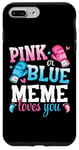 iPhone 7 Plus/8 Plus Pink Or Blue Meme Loves You Boxing Gender Reveal Party Case